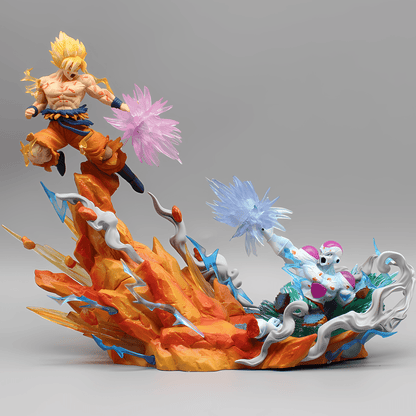 Dragon Ball Anime Figure Clash of Titans Goku vs. Frieza PVC Statue