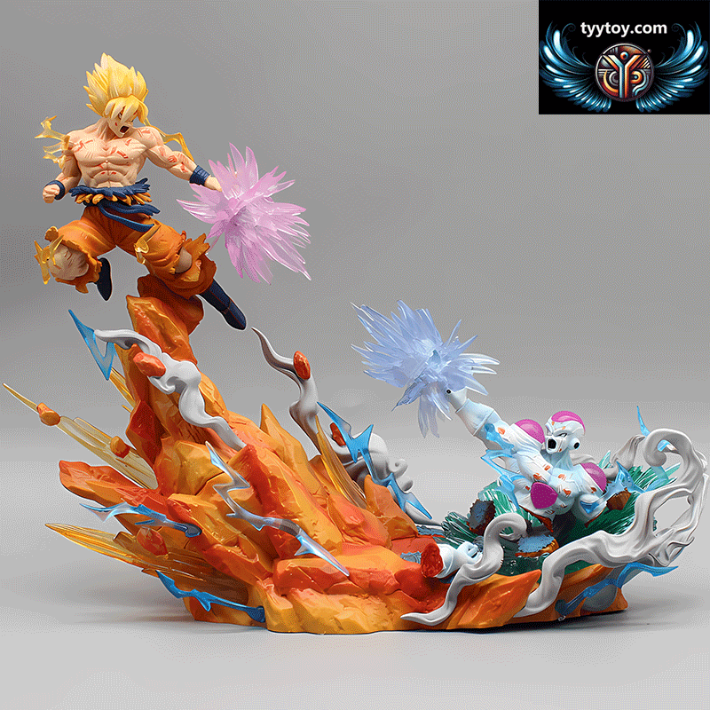 Dragon Ball Anime Figure Clash of Titans Goku vs. Frieza PVC Statue