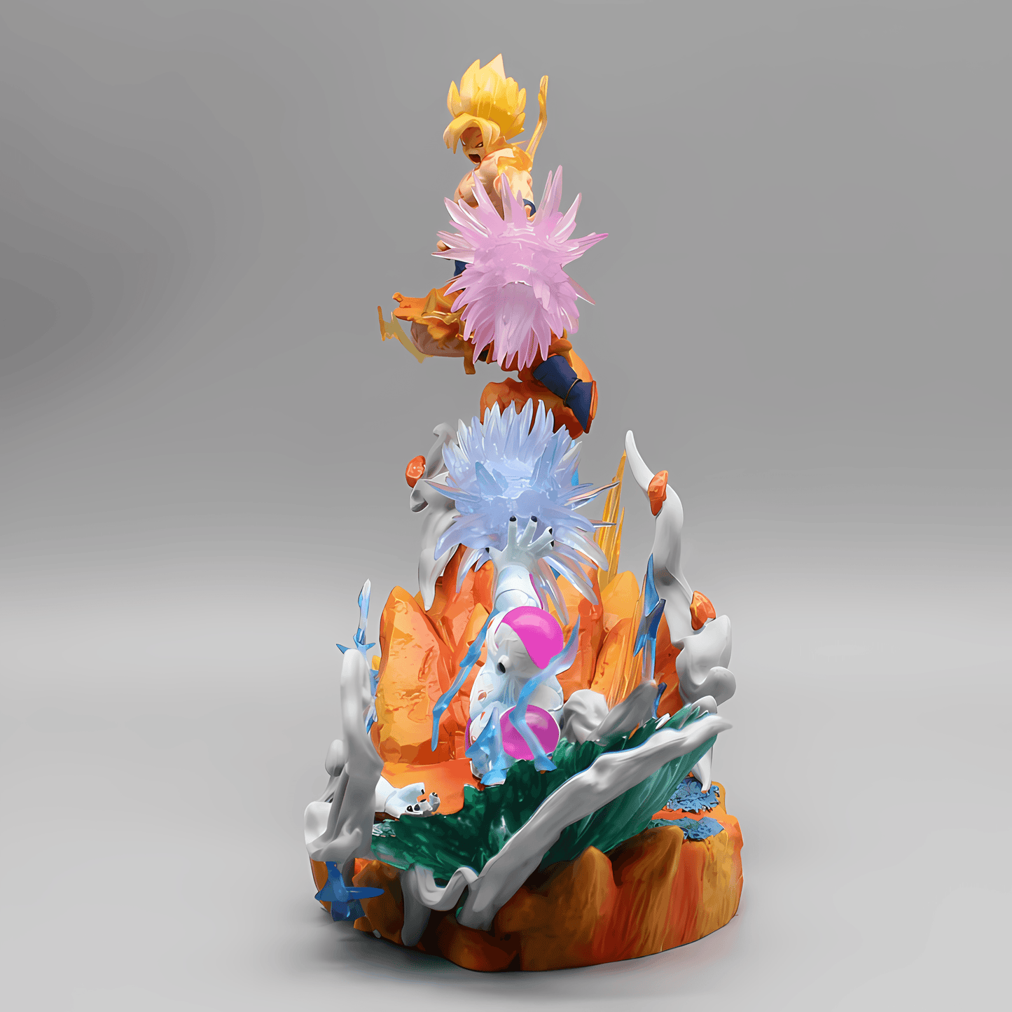Dragon Ball Anime Figure Clash of Titans Goku vs. Frieza PVC Statue