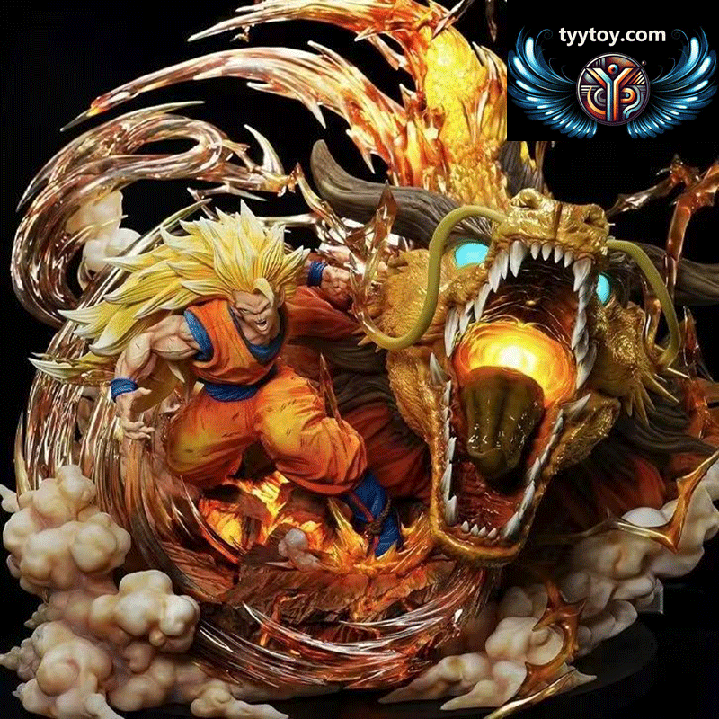 Dragon Ball Z Super Saiyan 3 Goku Anime Figure Collectible PV Statue[In-Stock]