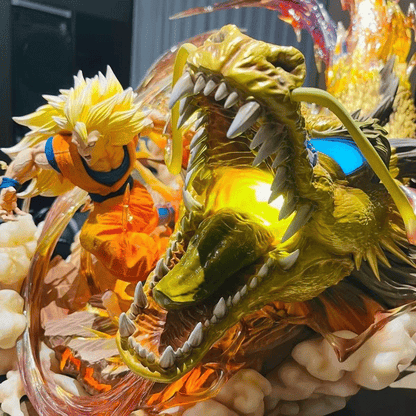Dragon Ball Z Super Saiyan 3 Goku Anime Figure Collectible PV Statue[In-Stock]